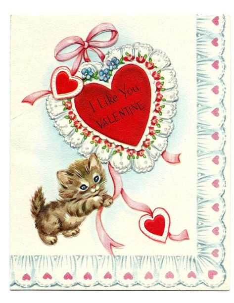 Valentine Card Vintage, Vintage Valentine’s Day Cards, Old Valentines Cards, Vintage Love Notes, Valentines Day Illustration Card, Free Vintage Valentines Printables, Heart Vintage Illustration, Valentines Bujo, Vintage Valentines Cards Victorian