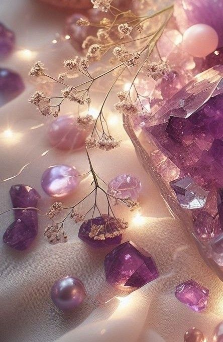 Beautiful Crystals Wallpaper, Amethyst Photoshoot, Amythest Crystals Aesthetic, Aesthetic Crystal Pictures, Cristal Core, Amethyst Crystal Aesthetic, Amethyst Background, Gem Aesthetic, Nova Aesthetic