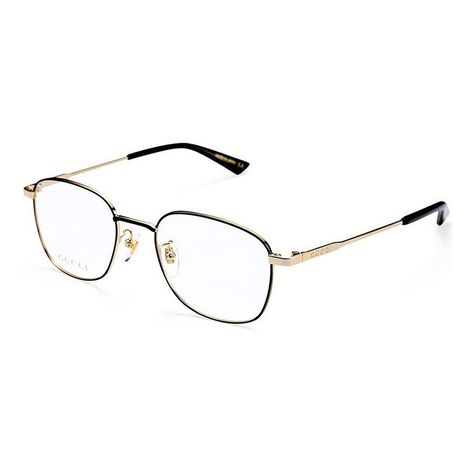 Gold rimmed glasses