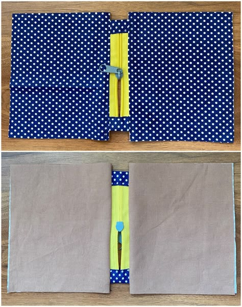 Easy Zipper Pouch Pattern, How To Make Zippered Pouches, How To Make A Zippered Pouch, Diy Small Zipper Pouch, How To Sew A Lined Zipper Pouch, Small Zippered Pouch, Diy Mini Zipper Pouch, Sewing Projects Pouch, Zipper Tabs Tutorial