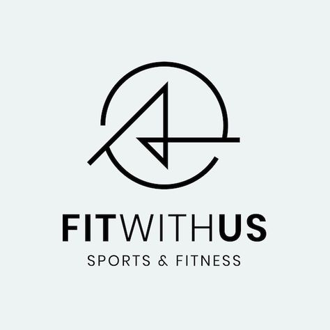 Personal Training Logo, Personal Trainer Logo, Fit App, Dynamic Logo, Gym Logo, Popular Logos, Fitness Logo Design, Logo Design Process, Logo Real