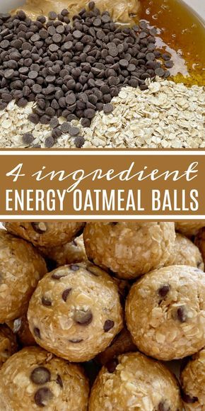 Energy Oatmeal Balls, Oatmeal Balls, Healthy Protein Snacks, Energy Ball Recipe, Snacks Saludables, Protein Ball, Quick Oats, Healthy Snacks Easy, Healthy Protein