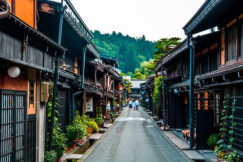 Takayama Old Town, Sanmachi Suji. Editorial credit: Alexander Vow / Shutterstock.com Takayama Japan, Shirakawa Go, Japan Vacation, Tokyo Station, Japanese Lifestyle, Japan Travel Guide, Takayama, Japan Trip, Mountain Town