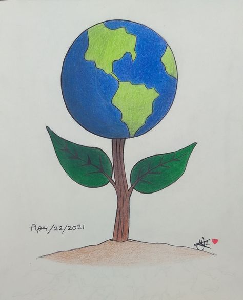 Poster Save Earth, Environment Day Drawing, World Environment Day Poster, Environment Day Poster, World Environment Day Posters, Save Earth Drawing, Earth Day Drawing, Pencil Sketches Easy, Earth Drawings