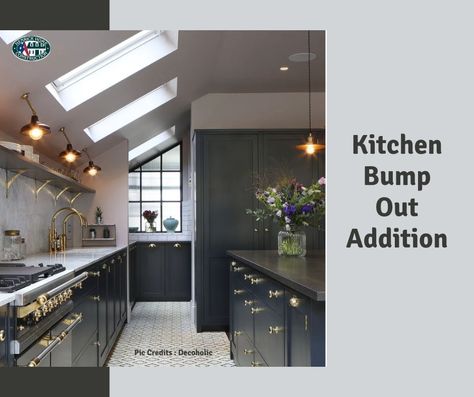 Kitchen Addition Off Back Of House, Micro Addition Kitchen, Kitchen Addition Ideas Bump Out Exterior, Bump Out Addition Kitchen, Kitchen Bump Out Addition Ideas, Bump Out Kitchen Addition, House Bump Out Addition, Kitchen Addition Ideas, Kitchen Bump Out Addition