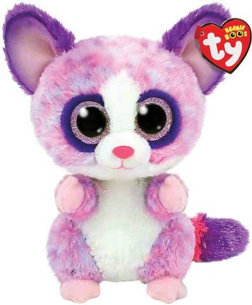 Une adorable peluche Beanie Boo's à collectionner ! Becca est un galagos violet de 15 cm avec une fourrure extrêmement douce, de gros yeux pailletés qui lui donnent un look unique. Becca n'attend qu'à être adoptée ! Comme tous les Beanie Boo's, Becca possède une date d'anniversaire : le 16 Janvier. Découvre la gamme complète de Beanie Boo's, toutes les tailles différentes : 15 cm, 23 cm, 40 cm et porte-clés ! Collectionne tous ces charmants petits compagnons. Pour les enfants de plus de 3 ans. Ty Beanie Boos Collection, Ty Stuffed Animals, Baby Glitter, Ty Toys, Leopard Cat, Kawaii Doll, Beanie Boo, Ty Beanie Boos, Beanie Boos