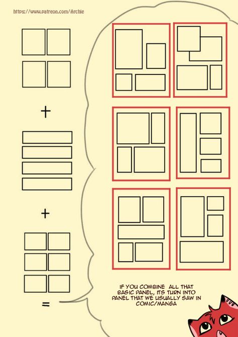 Little Art Reference things Simple Comic, Reference Things, Comic Template, Comic Panel, Comic Book Layout, Comic Book Drawing, Desain Buklet, Manga Tutorial, Comic Tutorial