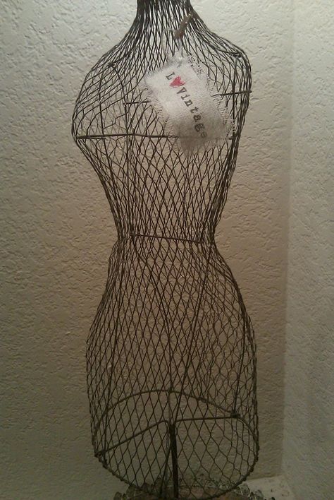 Wire Mannequin, Wire Dress Form, Wire Dress, Antique Dress Form, Vintage Dress Form, Christmas Tree Dress, Vintage Mannequin, Tree Dress, Dress Form Mannequin