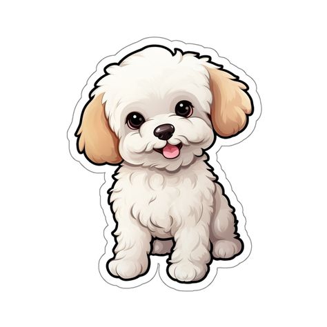 Excited to share the latest addition to my #etsy shop: Cute White Poodle Puppy Sticker - Vinyl Decal for Laptop, Kindle, Hydroflask - Dog Moms, Dog Lovers, Poodle Stickers, Animal Stickers https://etsy.me/3vaphQt #dogstickers #puppystickers #animalstickers #dogmomgifts #doglovers #doggroomingsticker #cutedogstickers #cutestickers #kindlestickers #poodle #crustywhitedog #dogstickers #sticker #cutesticker #artsandcrafts #scrapbooking White Poodle Puppy, Cartoon Poodle, Oy With The Poodles Already Sticker, The Dog Stickers, Poodle Sticker, Cute Dog Stickers, Kawaii Dog Sticker, Weird Stickers, Maltipoo Dog