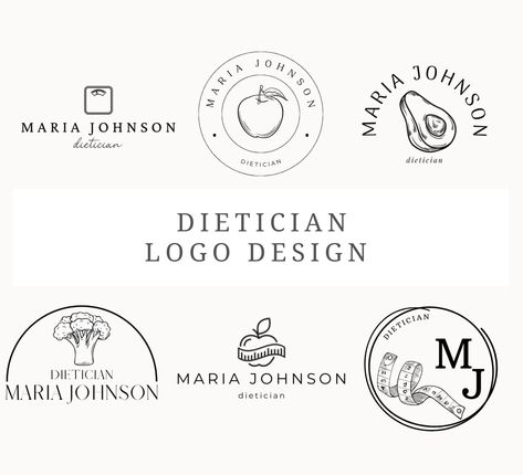 Dietician Logo, Nutritionist Quotes, Dietitian Logo, Nutritionist Logo Design, Nutritionist Logo, Nutrition Logo Design, Diet Logo, Logo Design Canva, Florist Business Card