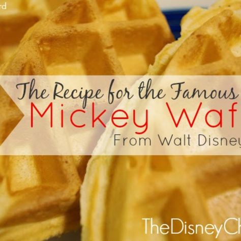 Mickey Waffle Recipe, Glazed Almonds, Mickey Waffle, Mickey Waffles, Disney Baking, Disney Dishes, Disney Inspired Food, Breakfast Potato Casserole, Waffles Recipe