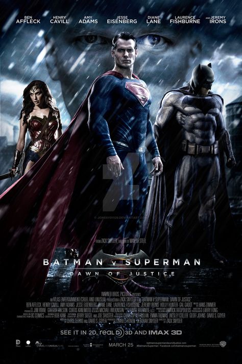 Batman V. Superman: Dawn of Justice Batman Vs Superman Poster, Batman V Superman Poster, Batman Vs Superman Movie, Iron Batman, Superman Poster, Superman Movie, Batman V Superman Dawn Of Justice, The Karate Kid, Superman Movies