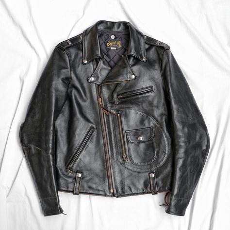 The Real McCoy's The Real McCoy's Buco J-24 Horsehide Leather Jacket | Grailed Style Goals, Moto Style, Men's Outerwear, Mens Outerwear, Leather Jackets, Vintage Leather, Unisex Fashion, Men's Fashion, Happy Shopping