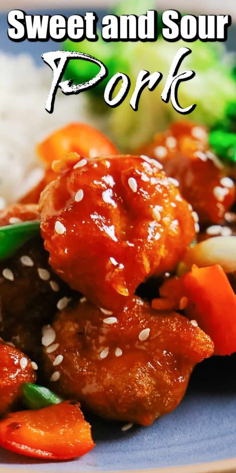 Pork Chinese Food Recipes, Chinese Pork Fillet Recipes, Sweet Ans Sour Pork Recipe, Chinese Food With Pork, Sweet And Sour Pork Batter, What Can I Make With Pork Tenderloin, Gluten Free Sweet And Sour Pork, Pork Loin Fast Fry Recipes, Crispy Sweet And Sour Pork