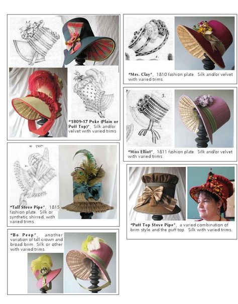 The Bohemian Belle: Lydia Fast Regency Bonnet Workshop Regency Hats, Regency Woman, Regency Bonnet, Historical Hats, Regency Gown, Regency Era Fashion, Victorian Hats, Hat Tutorial, Regency Dress