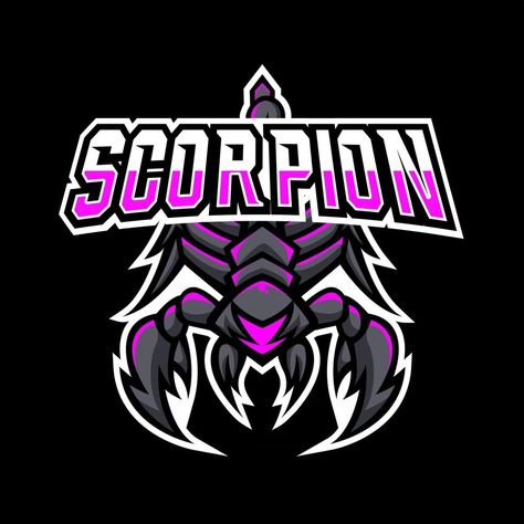 Scorpion Logo, One Piece Logo, Black Claws, Sports Logo Inspiration, Logo Game, Logo Basketball, Car Amp, Sports Logo Design, Logo Making