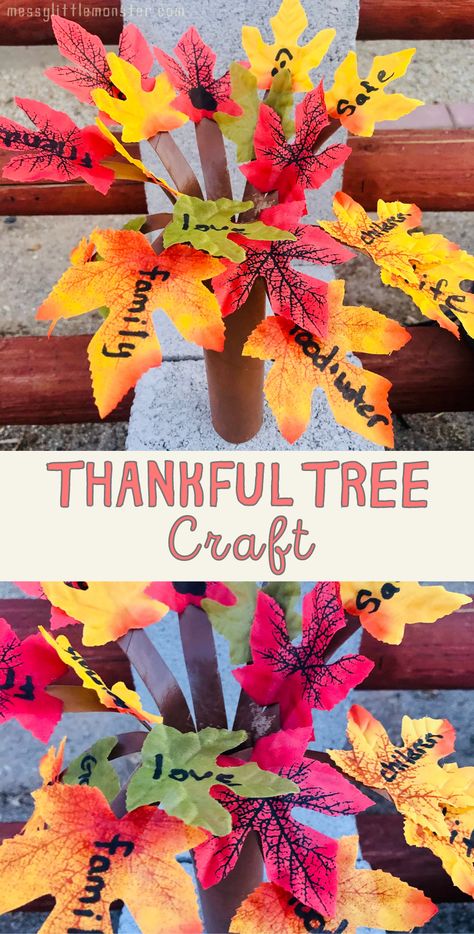 Thankful tree craft for kids. Thanksgiving tree. Thankful Tree Centerpiece, Thankful Crafts For Adults, Thankful Tree Craft, Thankful Crafts, Relief Society Crafts, Class Tree, November Ideas, Thanksgiving Tree, Thankful Tree