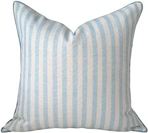 Coastal Decorative Pillows, Grandmillennial Home, Home Decor Coastal, Blue And White Pillows, Coastal Decorating Living Room, Coastal Room, Fall Pillow Cover, White Pillow Covers, Coastal Home Decor