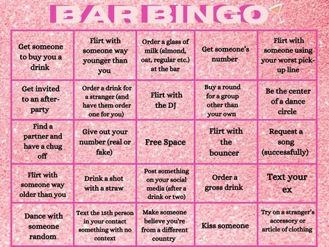 Bar Bingo Game Bar Bingo Ideas, Bar Games For Customers, Bar Crawl Games, Bar Crawl Bingo, Bar Activities, Birthday Bingo, Free Printable Bingo Cards, Free Bingo Cards, Bachelorette Planning