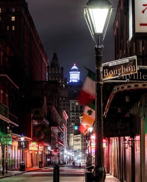 Will we ever say we miss the Smell of Bourbon Street? Only time will tell. . Check out this beautiful photo from @nilohodgephoto Night In New Orleans Prom Theme, Bourbon Street Aesthetic, New Orleans At Night, Remy Aesthetic, New Orleans Aesthetic, New Orleans Night, Kill La Kill Mako, Bayou Wedding, New Orleans Bourbon Street