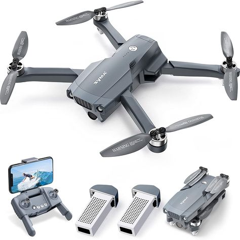 Electric Image, Flying Drones, Foldable Drone, 4k Camera, Cool New Gadgets, Rc Quadcopter, Amazon Handmade, Brushless Motor, New Gadgets