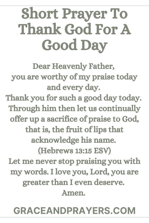 Are you seeking thankful prayers to God for a good day? Then we hope that these 6 prayers will help you reveal your gratitude to Him! Click to read all thankful prayers to God for a good day. Prayer For Thanksgiving To God, Thank You To God, Prayer To Thank God For Everything, Thank God Prayers, Prayer Of Gratitude To God, Prayer For Thanks To God, Thank You Prayer, Thankful Prayers To God, Prayer For A Good Day