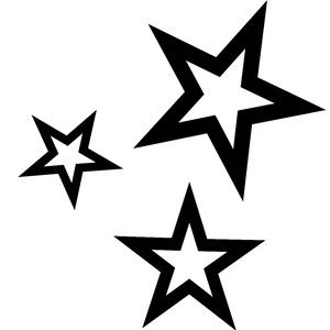 Silhouette Design Store - 311493 Tattoo Store, Tattoos Infinity, Dibujo Simple, Star Tattoo Designs, Star Tattoo, Black And White Stars, White Stars, Silhouette Design Store, Star Tattoos