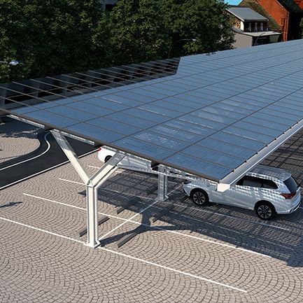 Carport Solar Panels, Solar Panel Canopy, Solar Panel Carport, Solar Carport Design, Solar Panel Roof Design, Solar Panel Design, Solar Panels Architecture, Solar Parking, Solar Pergola