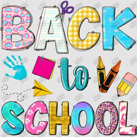 Back To School Clipart Free, School Digital Art, Back To School Images, Back To School Poster, Stitch Coloring, Back To School Banner, Back To School Clipart, Stitch Coloring Pages, Back To School Special