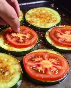 Oh my goodness! I made this recipe for a potluck, and it was wolfed down in no time - Payhip Easy Zucchini Recipes, Zucchini Tomato, Roasted Vegetable Recipes, Vegetable Side Dishes Recipes, Easy Zucchini, Best Appetizer Recipes, Deilig Mat, Oh My Goodness, Veggie Side Dishes