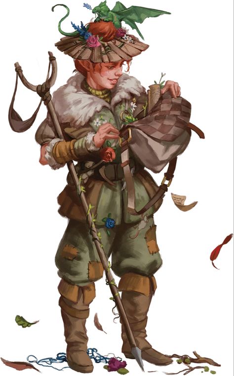 Fantasy Farmer, Fantasy Classes, Minecraft W, Dnd Npc, Character And Setting, Spell Caster, Character Reference, Character Inspo, High Fantasy