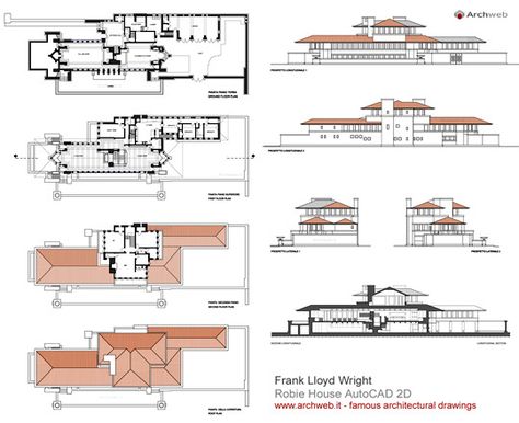 Robie House Frank Lloyd Wright, Frank Lloyd Wright Robie House, Usonian Architecture, Frank Loyd Wright Houses, Section Elevation, Usonian House, Robie House, Frank Lloyd Wright Architecture, Frank Lloyd Wright Design