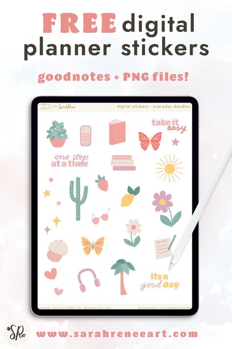 Spring Digital Planner Stickers, Cute Stickers For Digital Planner, Pre Cropped Digital Stickers Free, Spring Digital Stickers, Cute Digital Stickers Free, Precropped Digital Stickers Free, Stickers For Good Notes Free, Digital Stickers Goodnotes Free Png, Samsung Notes Stickers Free