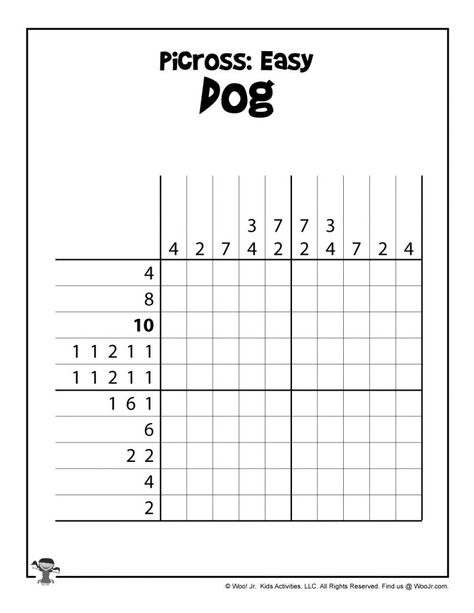 Printable Picross Grid Puzzles | Woo! Jr. Kids Activities Nonogram Puzzles Printable, Nonogram Puzzles, Kids Mad Libs, Printable Brain Teasers, Math Art Activities, Primary School Activities, Grid Puzzles, Stem Projects For Kids, Brain Teasers For Kids