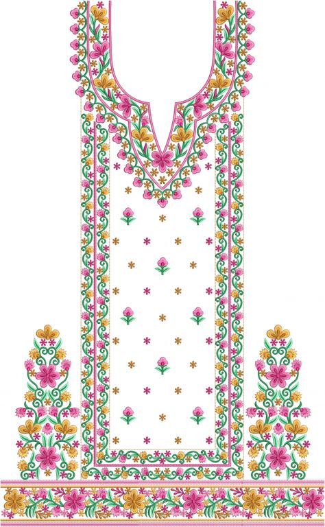 Ambrodari Designs, Kali Lehenga, Suit Neck, Wilcom Embroidery, Suit Embroidery, Rhinestone Designs Pattern, Digital Pattern Design, Long Suit, African Pattern Design