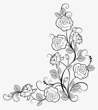 #frames #frame #corner #corners #borders #border #roses - Drawing Border Design Flower #9543317 Drawing Borders, Tattoo Graffiti, Rose Coloring Pages, Corner Borders, Flower Png Images, Pola Manik, Pola Bordir, Seni 3d, Wood Burning Patterns