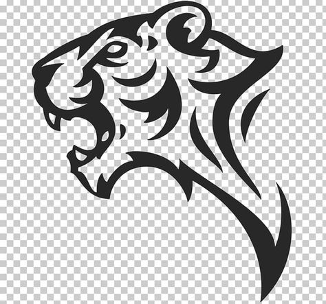 Tiger Face Silhouette, Tiger Logo Png, Logo Design Infinity, Tiger Stencil, Tiger Symbol, Tiger Silhouette, Black And White Clip Art, Asian Tigers, Tiger Vector