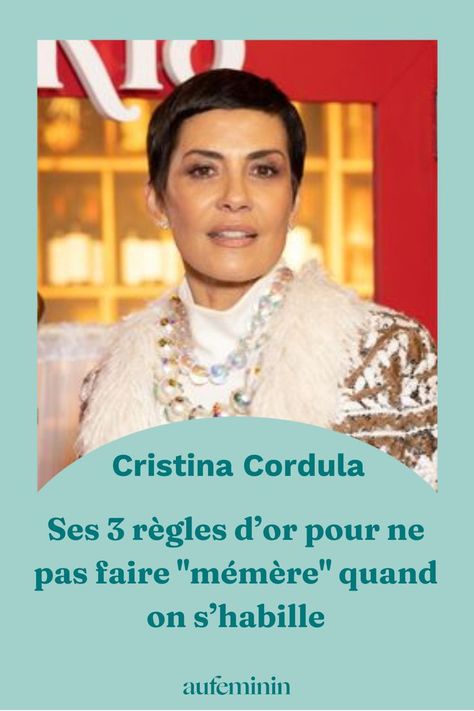 La conseillère en image Cristina Cordula a dévoilé des astuces mode pour un style classique élégant et moderne, sans effet "mémérisant" #mode #critinacordula #astuce Simple Woman, Style Désinvolte Chic, Stylish Outfits For Women Over 50, Style Africain, 3 R, Sport Chic, Elegant Chic, Fashion Mode, Style Chic