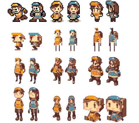 Video Game Character Design, How To Pixel Art, Pixel Illustration, Game Sprite, Image Pixel Art, Piskel Art, Pixel Characters, Pixel Art Tutorial, Pixel Animation