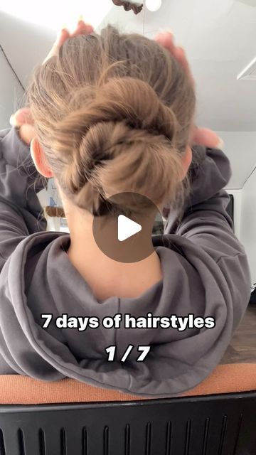 Iolanta Kilvi on Instagram: "Day 1 | comment "🎀" if you would like to see more. Tag me if you do it, would love to see! 🫶🏻  how I do my messy bun 🎀✨ . . . . #hairstyles #hairstylesforwomen #braidedhairstyles #braidedhalfuphalfdown #hairstyles #messybuntutorial #messybun" Hairstyles For Long Hair Messy Bun, Messy Easy Hairstyles, How To Do A Messy Bun With Braids, How To Do Spikey Bun, Small Bun Hairstyles, Cute Bedtime Hairstyles, How To Do A Cute Bun, Messy Bun Hairstyles For Long Hair, Cute Easy Messy Buns