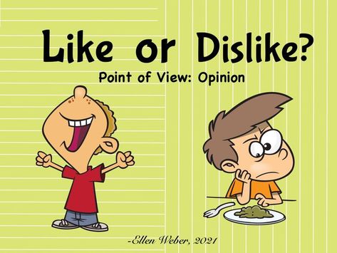 This Point of View activity deals with personal opinion, likes vs. dislikes. Ages 3-5 #processofelimination, #understandingnegation Like And Dislike, Likes And Dislikes, Social Emotional Skills, Emotional Skills, Self Regulation, Esl Worksheets, English Class, Social Life, Self Awareness