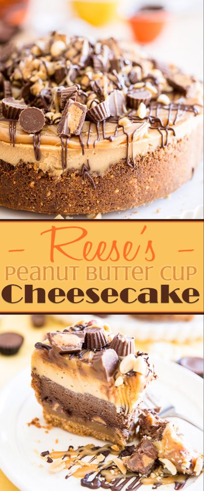 Reeses Cheesecake, Cup Cheesecake, Peanut Butter Cup Cheesecake, Reese's Peanut Butter Cup, The Cheesecake Factory, Chocolate And Peanut Butter, Peanut Butter Cheesecake, Cake Factory, Peanut Butter Cup