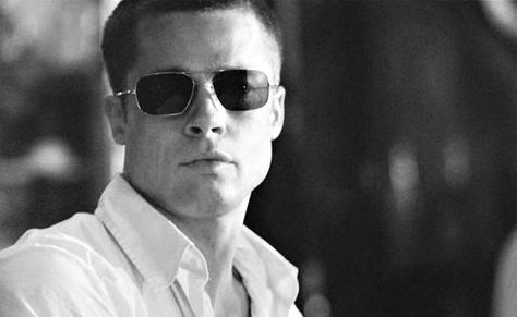 50 Things Every Man Should Own BW-sunglasses Brad Pitt Sunglasses, Brad Pitt Photos, Every Man Should Own, Oceans 11, Smith Sunglasses, Mr Mrs Smith, Mr And Mrs Smith, Brad Pitt And Angelina Jolie, Mr & Mrs Smith