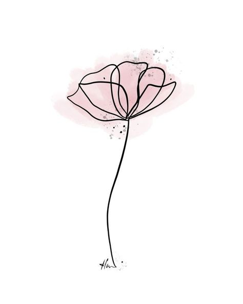 Small Flowers Drawing, Flower Business Logo, Cute Flower Drawing, Flower Minimalist, Minimal Flower, Flower Line Art, Line Art Flowers, Floral Line Art, Phone Wallpaper Boho