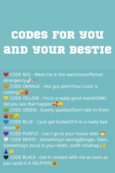 Bff Code Language, Friend Codes For School, Secret Code For Besties, Besties Codes, Secret Codes For Best Friends, Bestie Contract, Secret Codes Messages, Best Friends Rules List, Fairy Codes