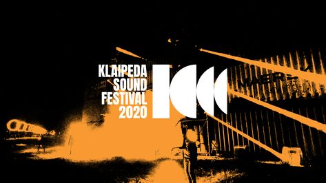 Visual identity for Klaipeda Sound Festival on Behance Music Festival Visual Identity, Music Festival Logo Design, Music Identity, Music Festival Logo, Expressive Typography, Music Festival Logos, Electronic Music Festival, Festival Logo, Music And Art