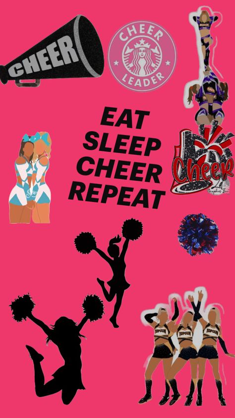 I love cheer a lot Cheerleading, Full Body, Cute Cheer Wallpaper, Cheerleader Aesthetic Wallpaper, Cheer Backgrounds, Cheer Wallpapers, Dance Wallpaper, Cheer Stuff, Eat Sleep