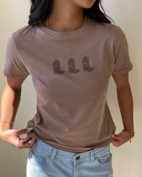 Back in stock ❤️‍🔥 Tees around 20 for Back 2 School💰 #babytee #shopping #summer Cowboy Boots Graphic, Country Graphic Tees, Cattle Brands, Simple Fall Outfits, Baby Graphic Tees, Back 2 School, Boots Western, Winter Shirts, Back In Stock