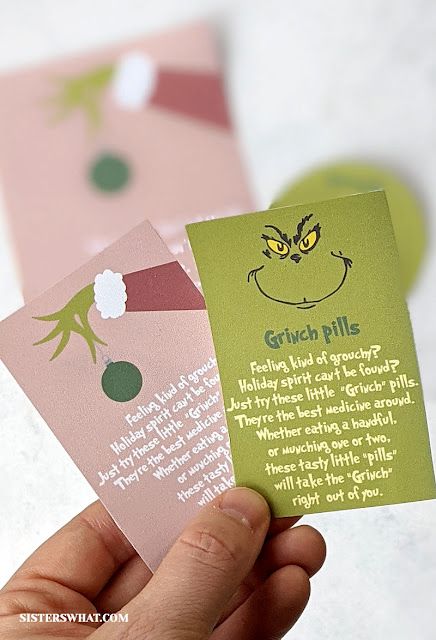 Printable Christmas Tags Grinch Pills Printable Stocking Stuffer - Sisters, What! Grinch Pills Printable, Grinch Gift Tags, Grinch Pills, Grinch Printable, Free Christmas Tags Printable, Printable Christmas Tags, Eco Friendly Gift Wrapping, Christmas Tags Printable, Christmas Gift Tags Printable