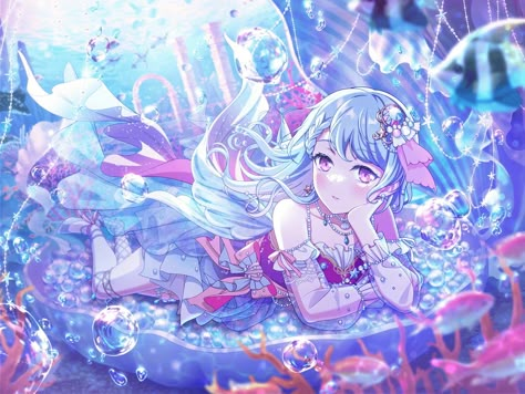 Touko Nanami, Kanon Matsubara, Bang Dream Cards, Bigmouth Strikes Again, Hello Happy World, Bandori Cards, Pastel Palettes, Event Card, A Dolphin